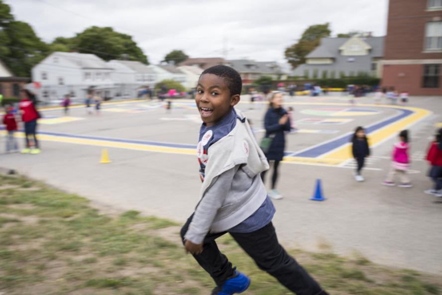 IMC event kid running