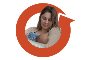 mom and infant