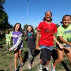 kids running and happy